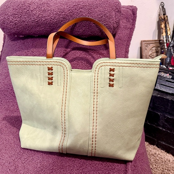 Montana West Handbags - Montana West Tote Bag with Tan Handles